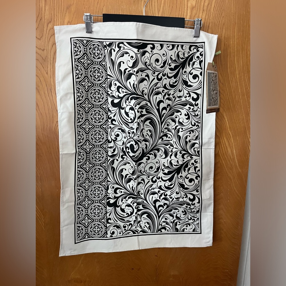 Michel Design Works scroll tea towel